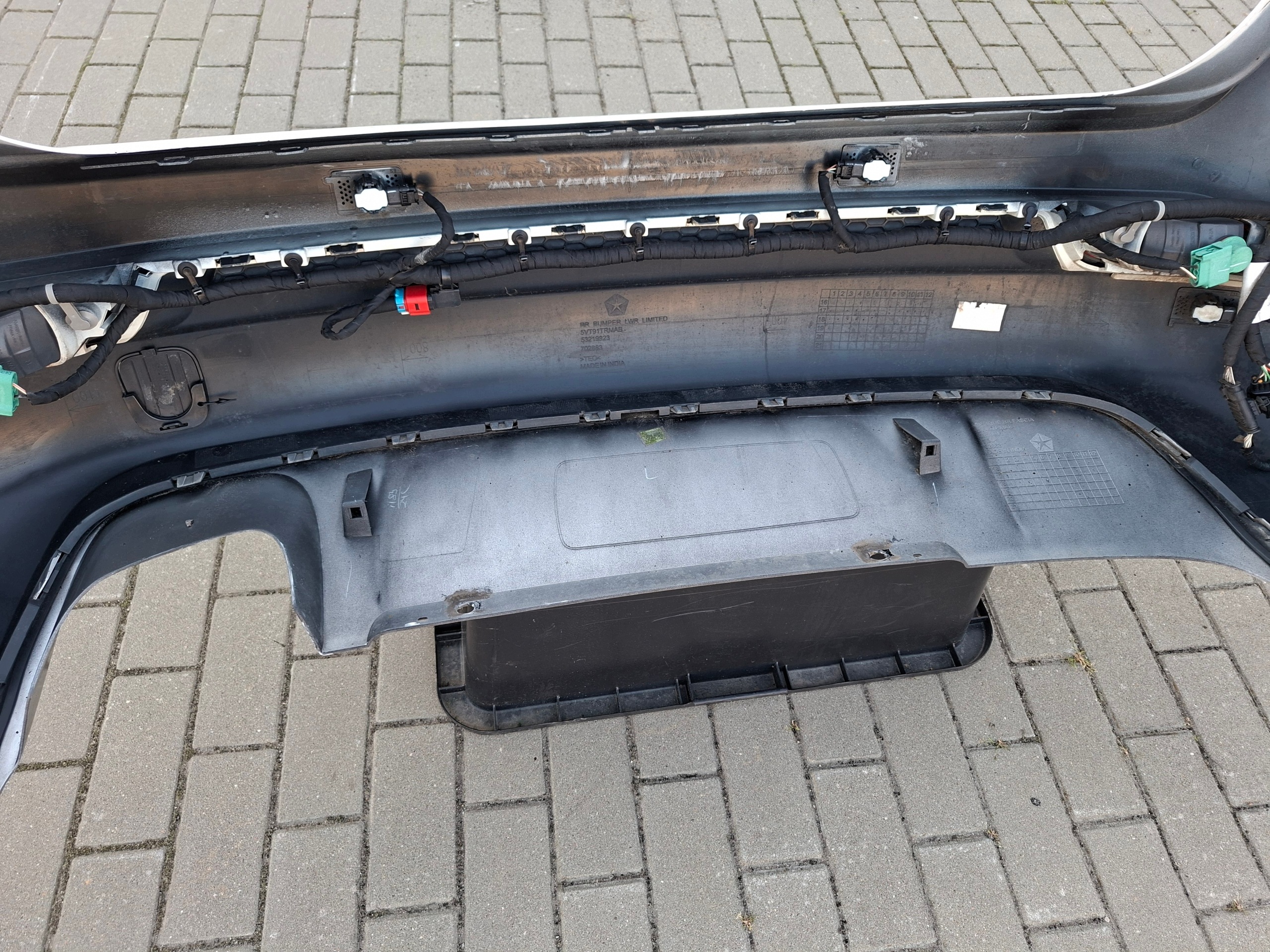 bumper rear part rear PDC bundle complete JEEP COMPASS II 290 / PW6 / RW6