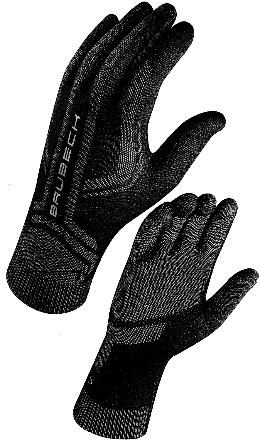 RĘKAWICZKI DAMSKIE MĘSKIE DO BIEGANA NA ROWER TERMOAKTYWNE BRUBECK L/XL Kod producenta GE10010-005