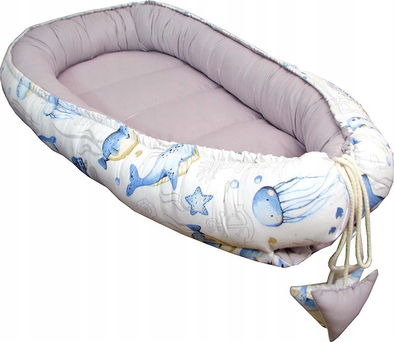 Kokon niemowlęcy, kojec dwustronny, gniazdo 2w1