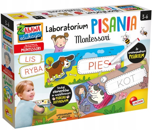 Montessori Laboratorium pisania - Lisciani