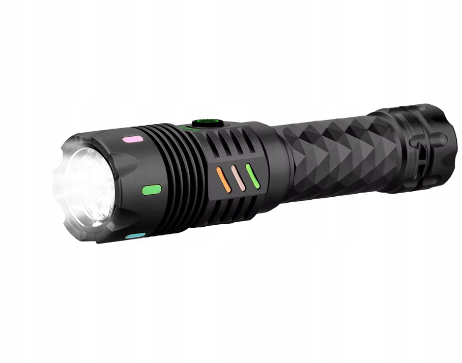 Ogień! Mocna Latarka Led Dalekosiężna 7500 LM maXvision A6-PRO Jakość