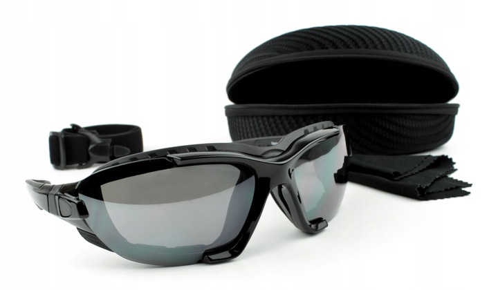 

Okulary Motocyklowe Gogle Przyciemniane Uv Etui