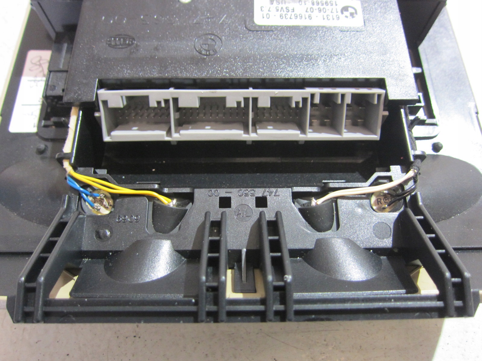 BMW X5 E70 3.0 vezérlö panel DACHU BEZ 9166739
