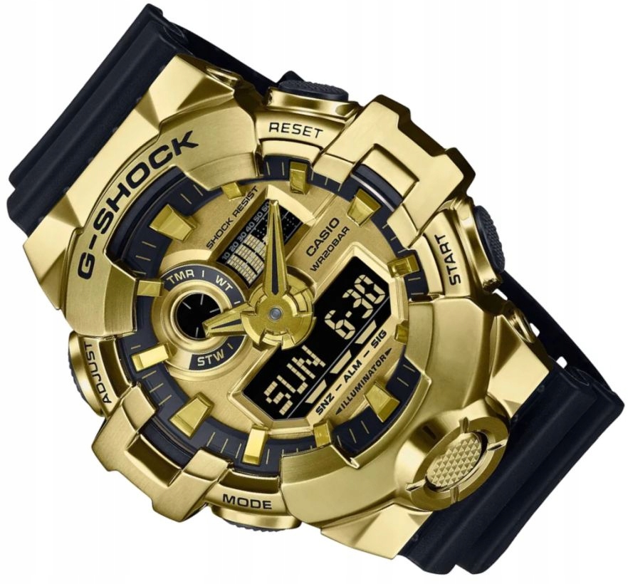 Sportovní Pánské Hodinky Casio G-shock GM-700G-9AER Zlatá Velká Obálka Box