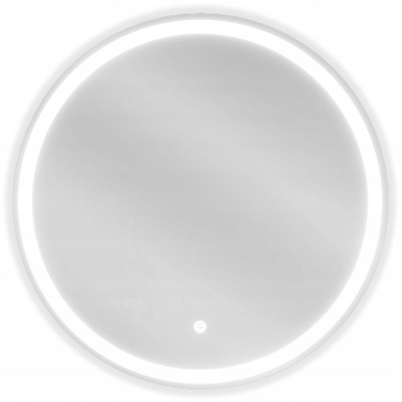 Mexen Gobi podsvícené koupelnové zrcadlo 60 x 60 cm, Led 6000K, ventilátor