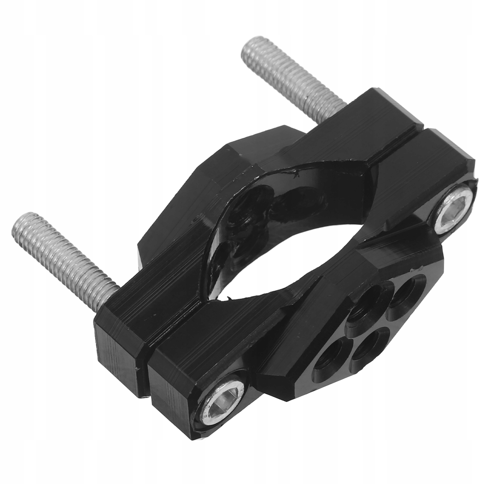 Czarny Aluminiowy Zacisk Do Mocowania Lustra Motocyklowego