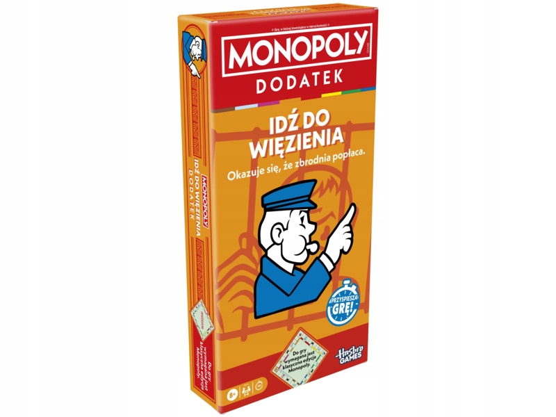 Dodatek do gry HASBRO Monopoly Idź do więzienia G0719120