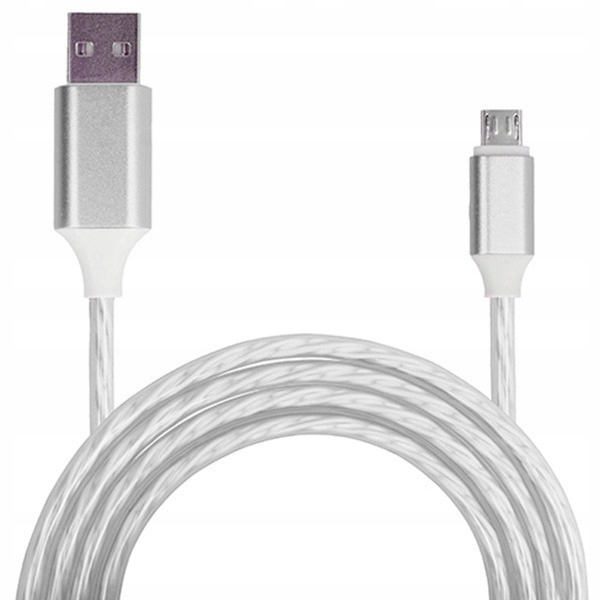 

Kabel Flow Z Usb Na Micro Usb 1M Srebrny