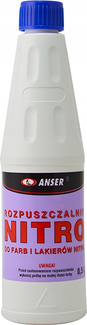 

Rozpuszczalnik Nitro rozcienczalnik Anser 500ml