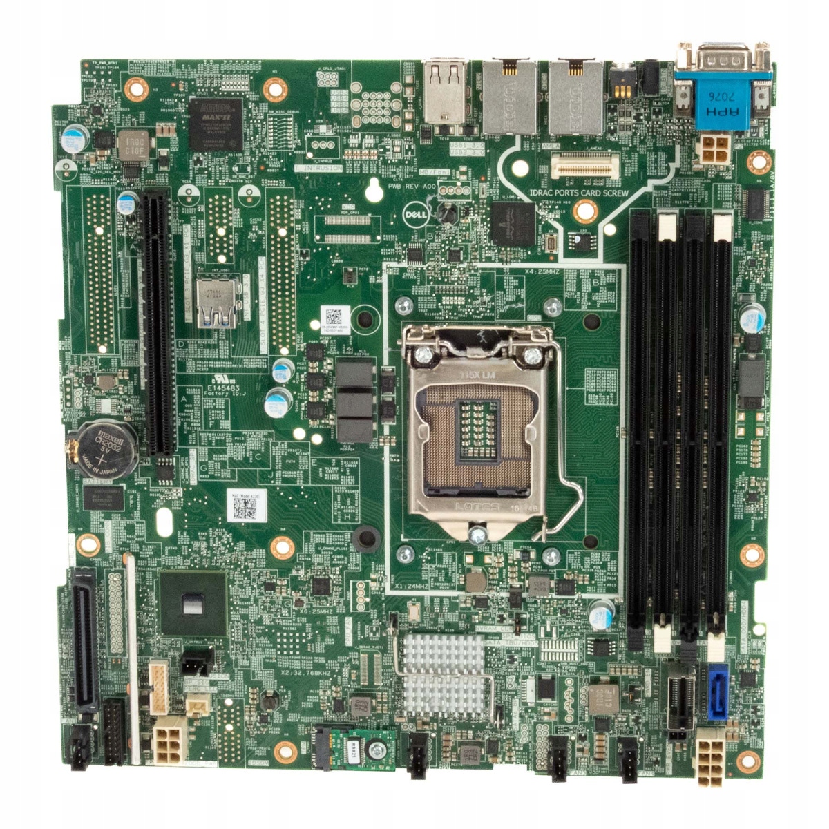 Dell 0DWX9P Socket LGA1151 DDR4 System Board PowerEdge R230 Riser 0593D8