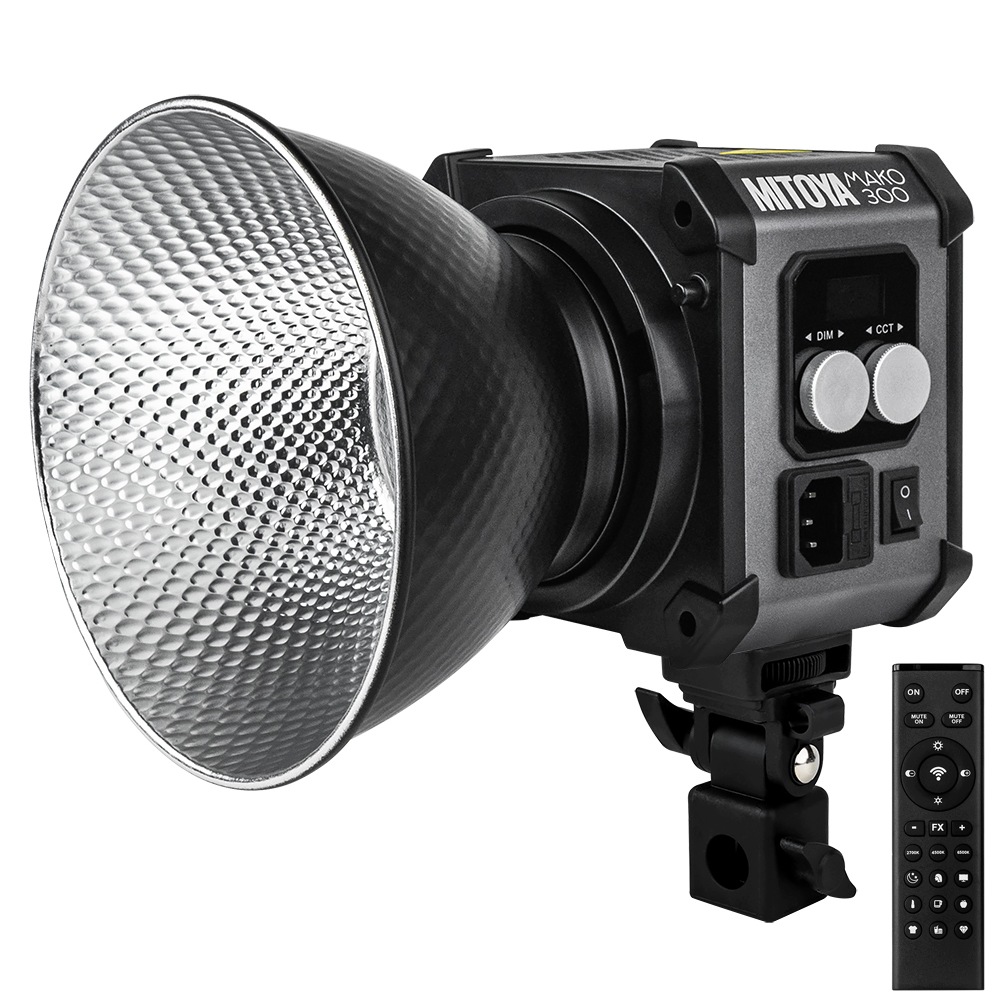 Lampa spotlight video Led Mitoya Mako 300 Bi-color Bowens Pilot 300W