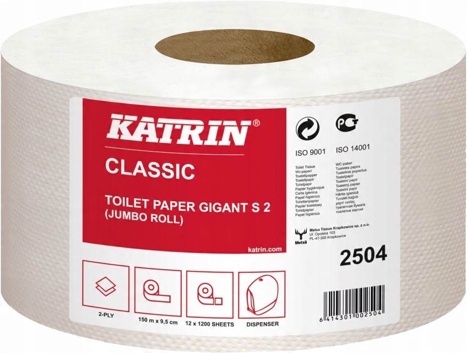 

Papier toaletowy Katrin S2 Classic Gigant