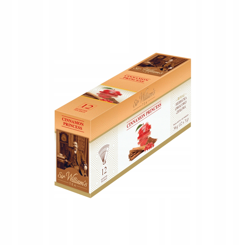 Levně Sir William's Royal Cinnamon Princess 12 sáčků
