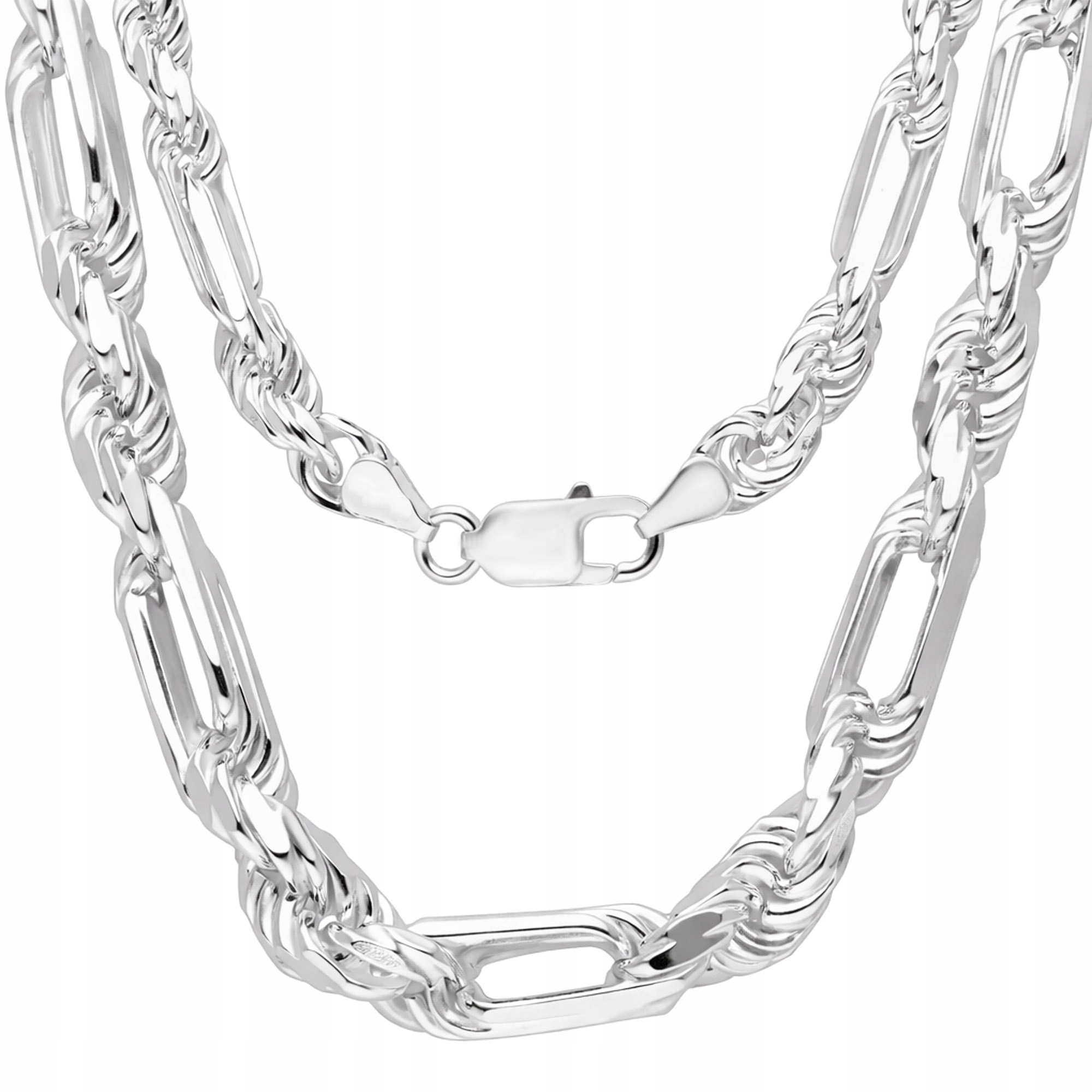 Řetízek Figaro Corda Korda Stříbrný Řetěz 50 cm