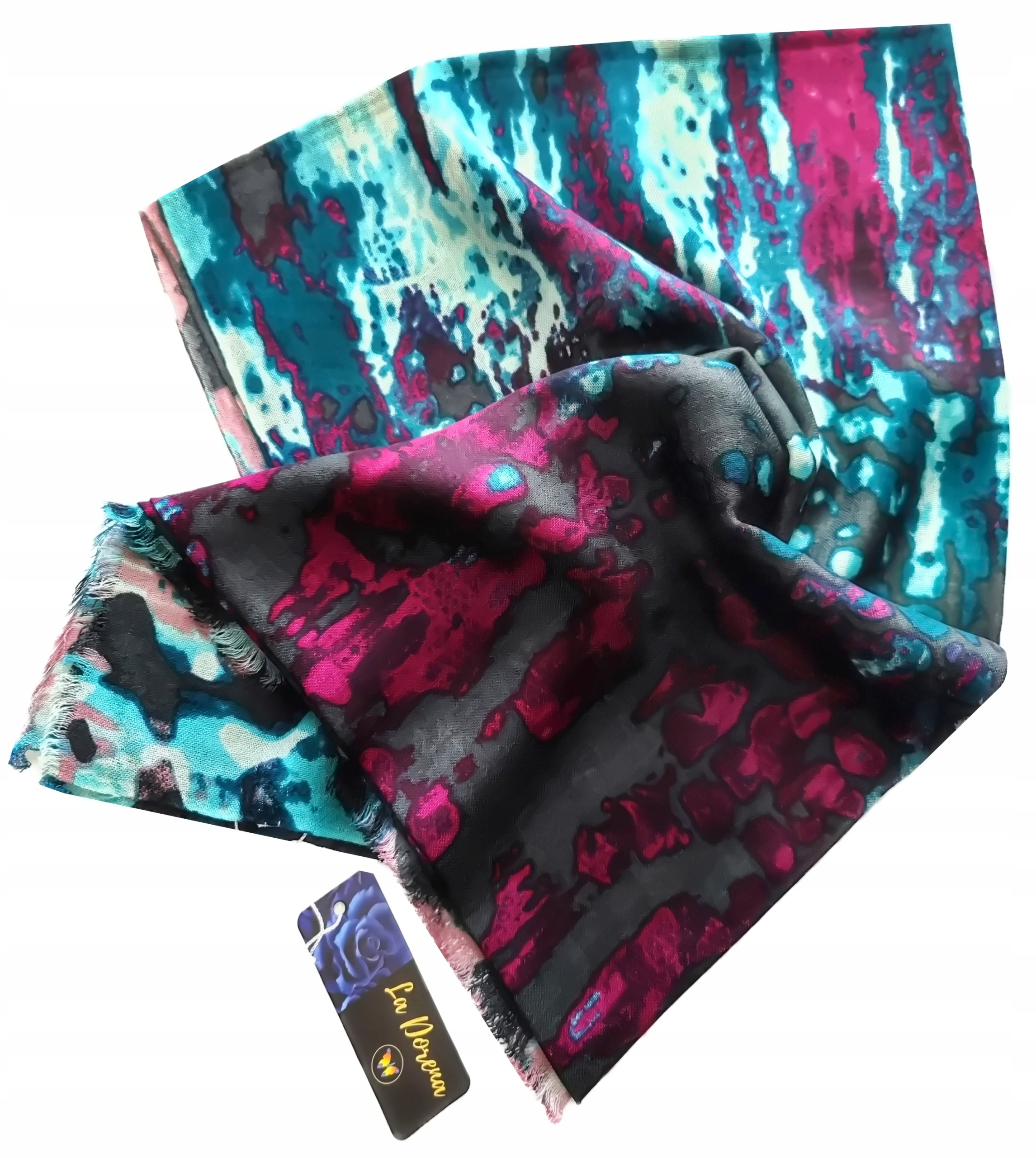 SZALIK 100% WEŁNA NATURALNA AUSTRALIJSKA SZAL MARKA Wzór dominujący mix wzorów