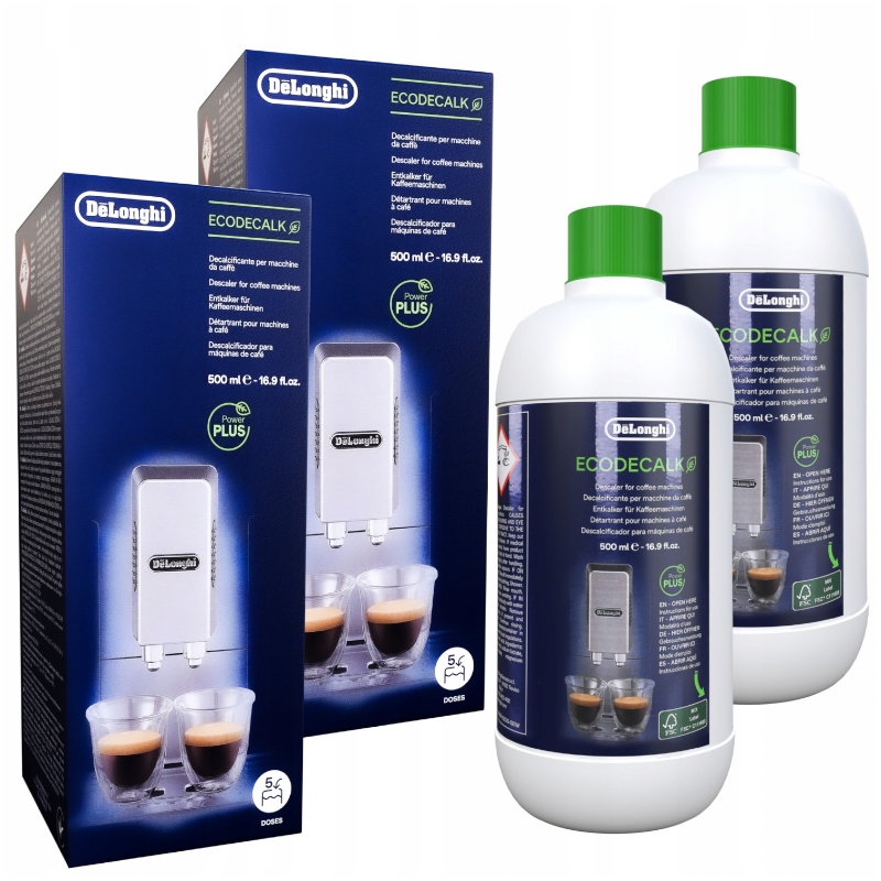 Odkamieniacz DeLonghi EcoDecalk DLSC500 do ekspresów 2x 500ml