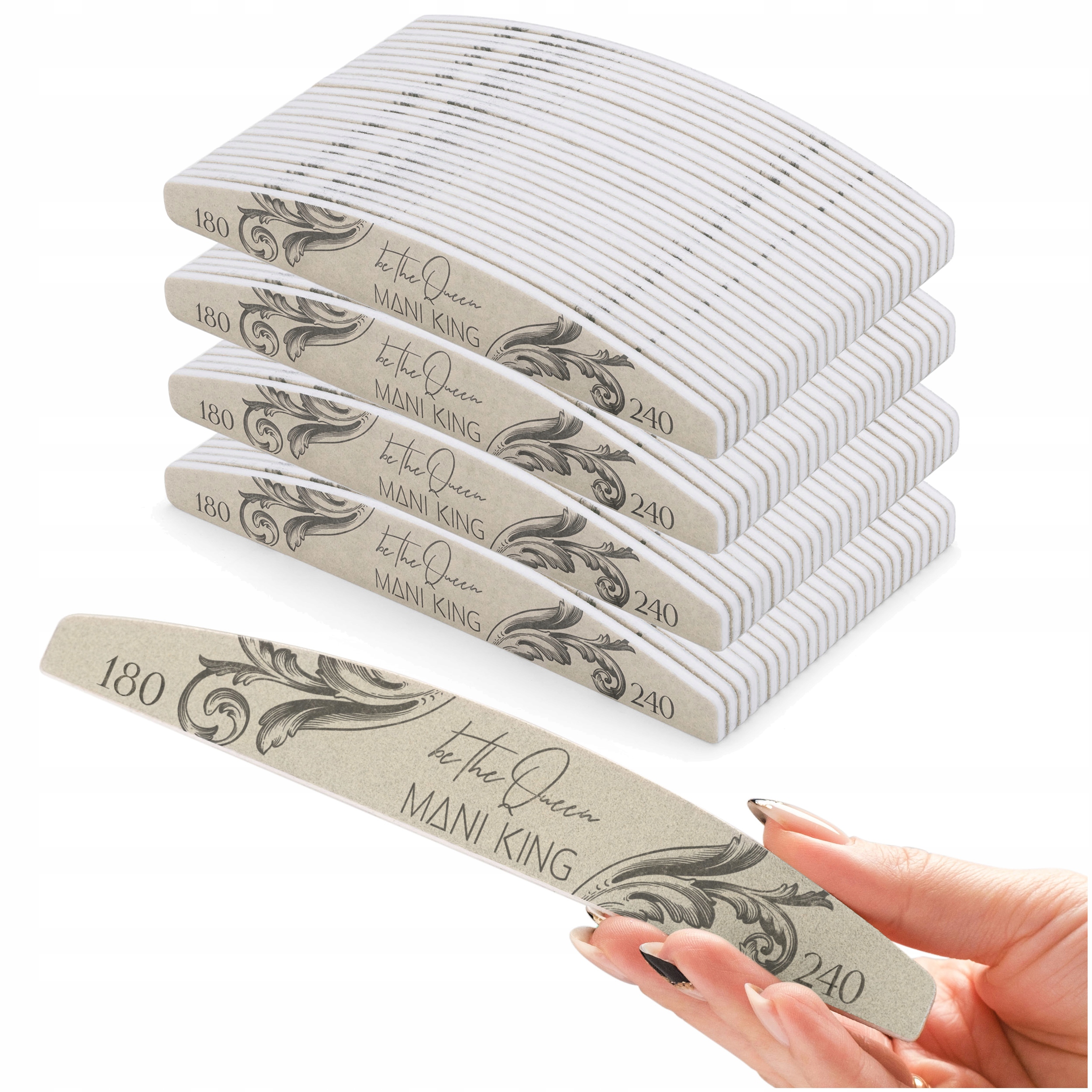 pilník na nehty 180/240 Standard Mani King 100 Ks