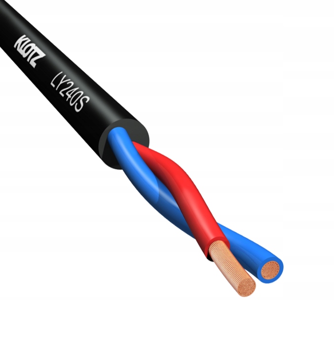 

Kabel głośnikowy Klotz LY240S 2 x 4 mm² 1 m Ofc