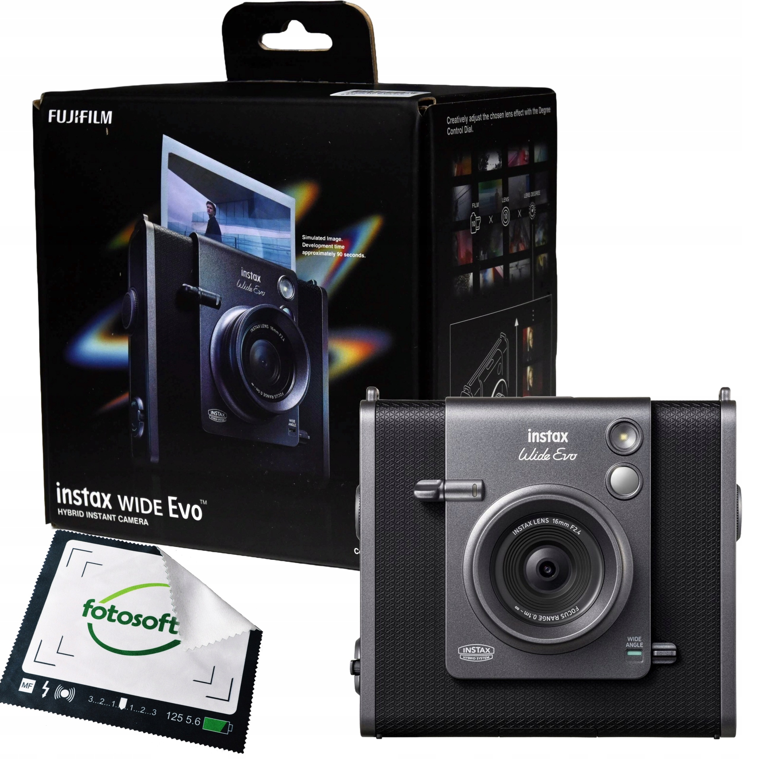 Fujifilm Instax Wide Evo Czarny