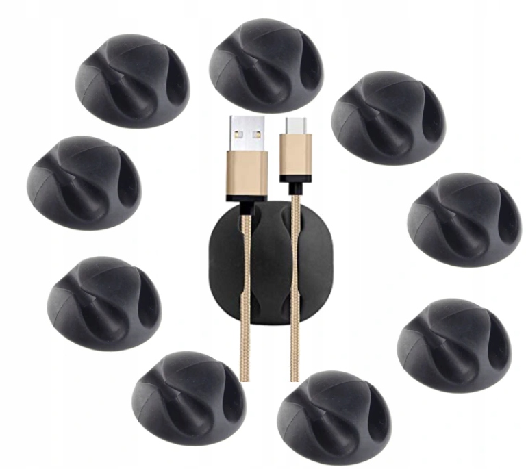 

Uchwyt do kabli przewodów CableDrop - organizer 10