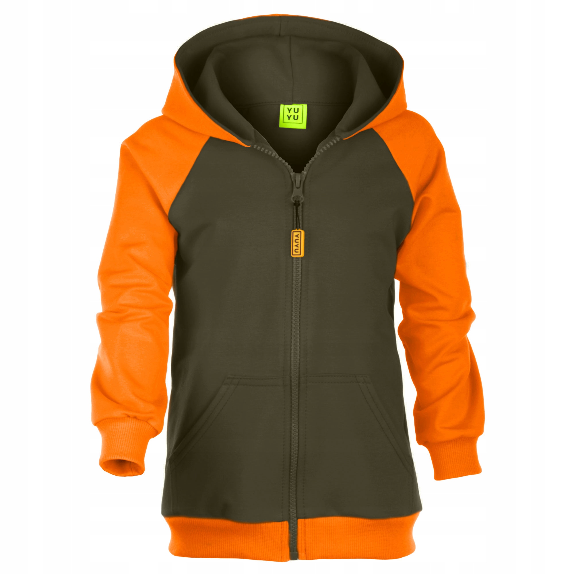 

Bobas Bluza Kaptur Khaki Pomarańczowa 116/122