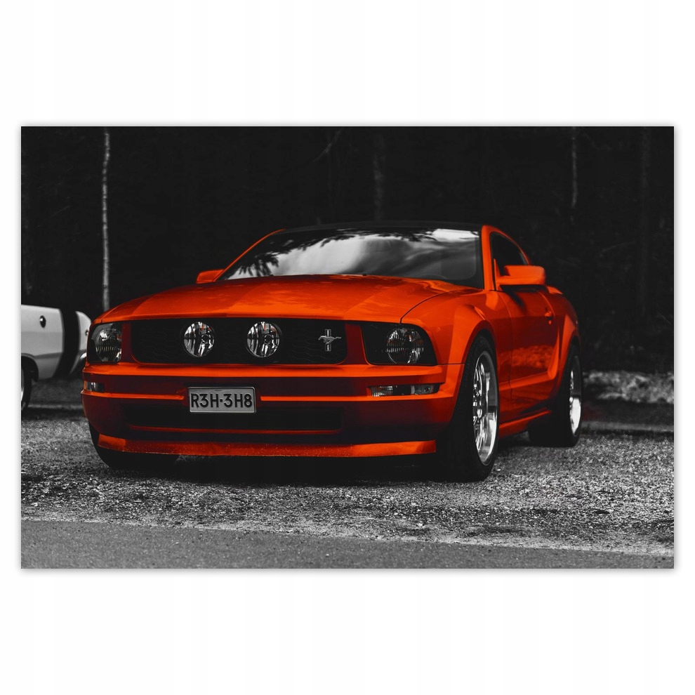

Plakaty 185x125 Czerwony Ford Mustang