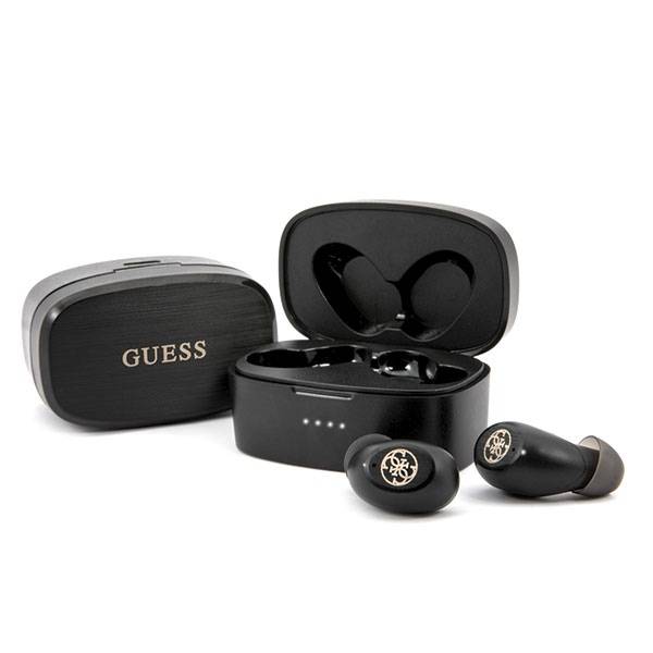 Guess Wireless Earphones 5.0 4H Tws sluchátka dokovací stanice (černá)