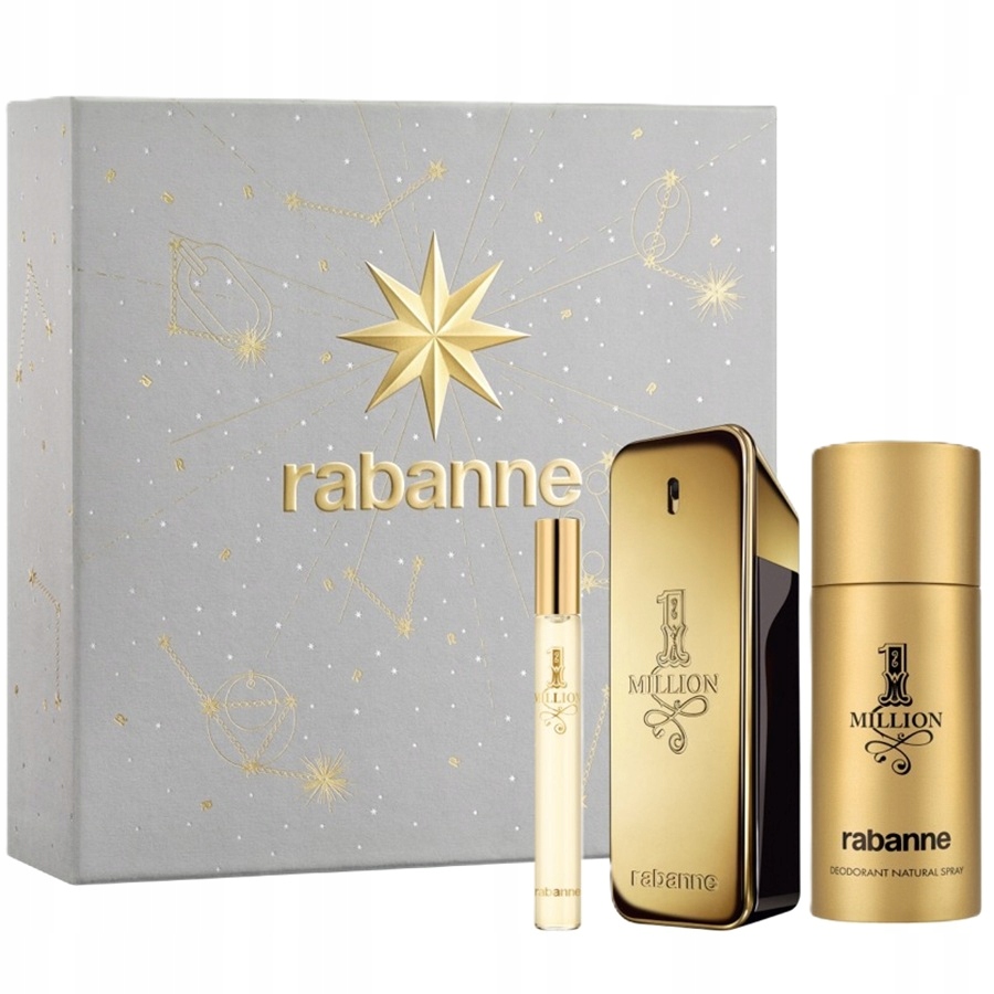 Rabanne 1 Million woda toaletowa dla mężczyzn 100ml mini 10ml deo 150ml