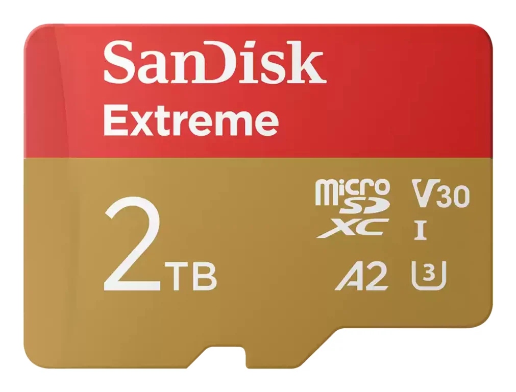 SanDisk microSDXC 2TB Extreme A2 C10 V30 UHS-I U3