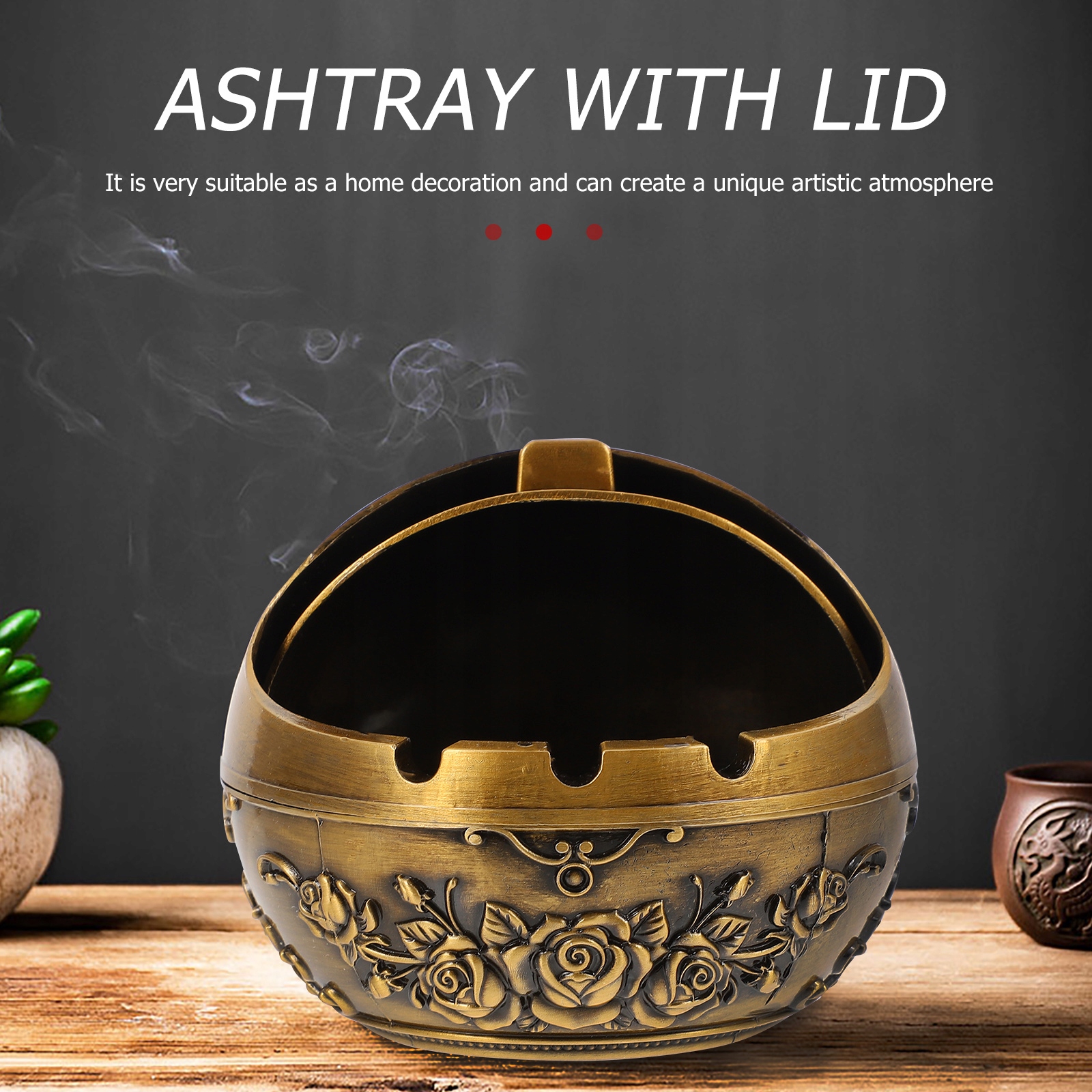 1 PC Stop Ashtray Ashtray Desktop Ashtray Europejs Producent części Inny