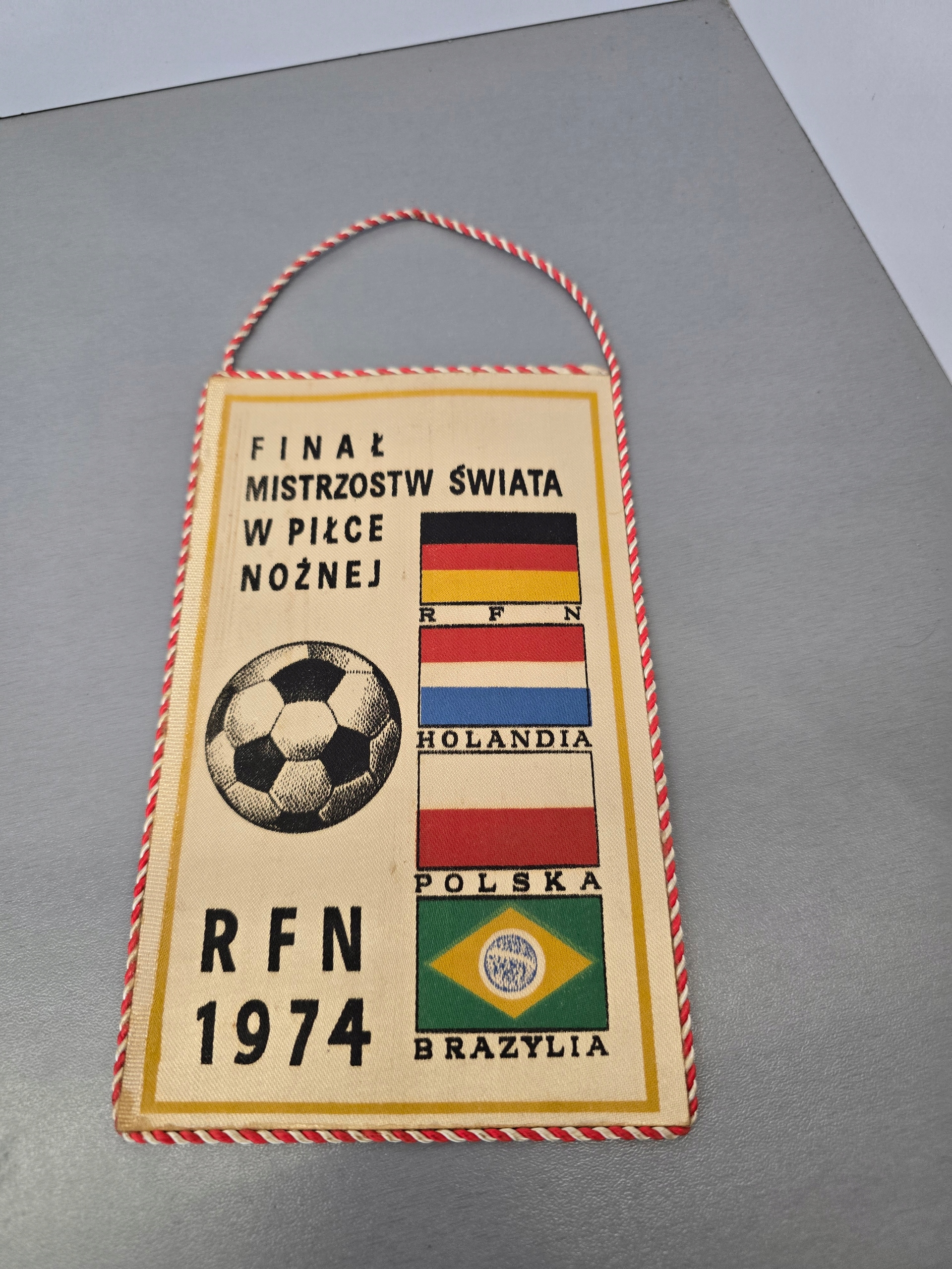 Proporczyk Mistrzostwa Świata w piłce nożnej RFN 1974