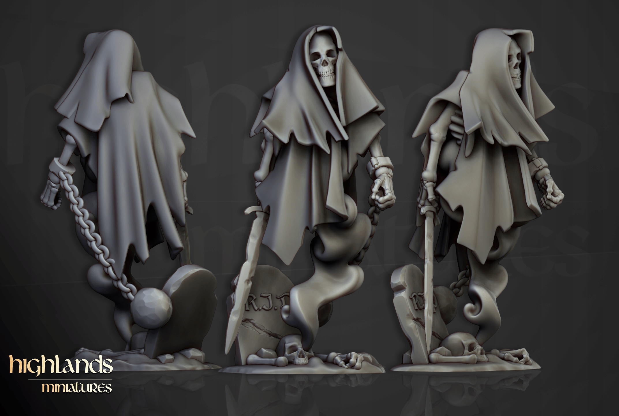 Crypt Ghost 3 - Highlands Miniatures