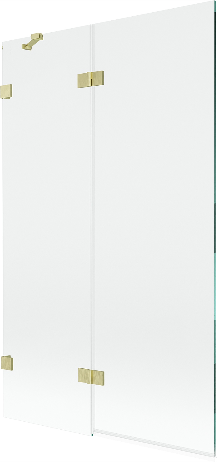 Mexen Lunar vanová zástěna dvoukřídlá levá 110 x 150 cm, transparentní, kar