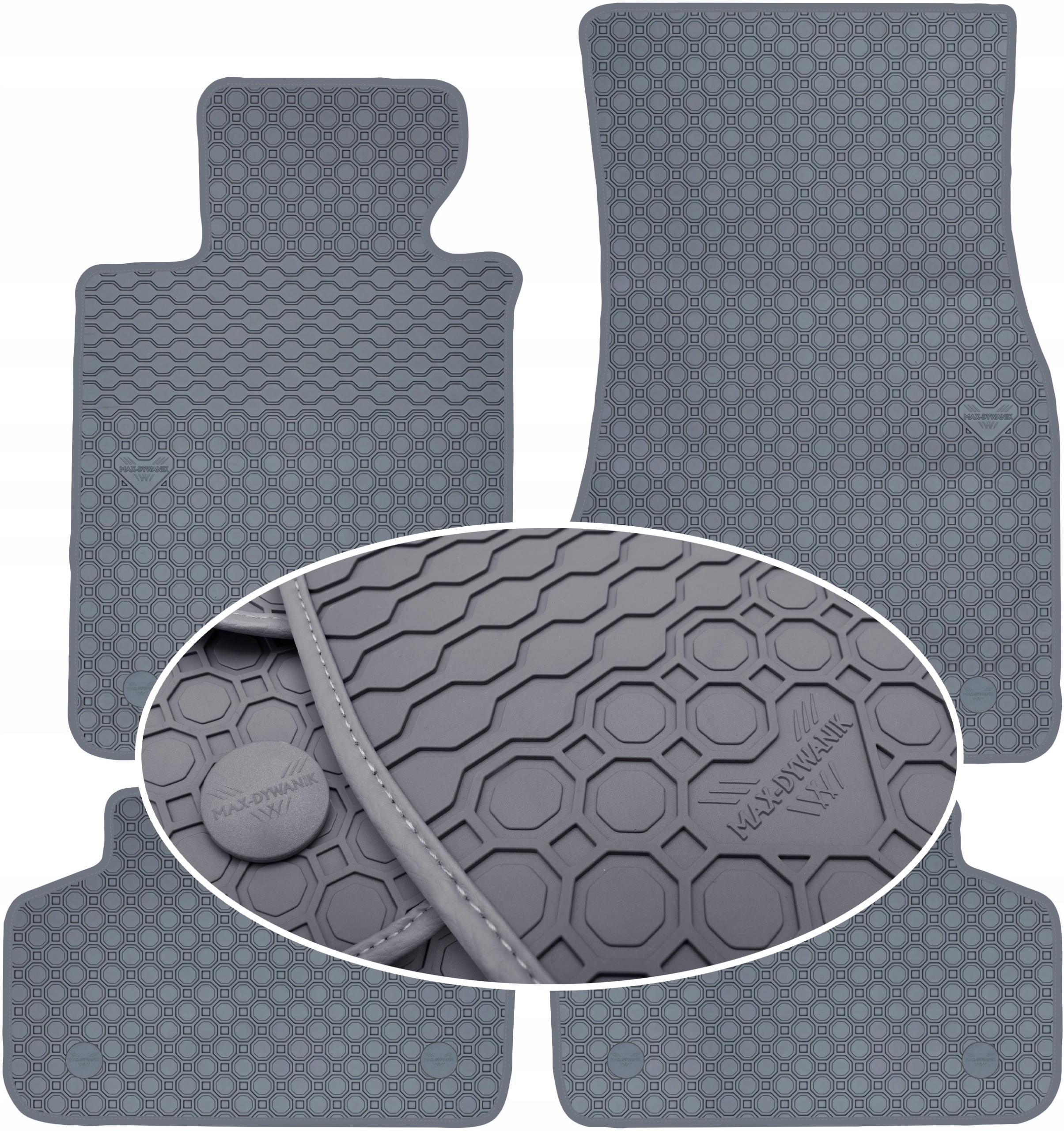 Bmw 5 G30 G31 2017 Koberce Šedé