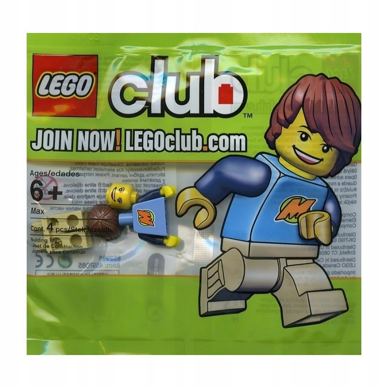 nowy Lego Club Max 852996 Polybag Misb 2010