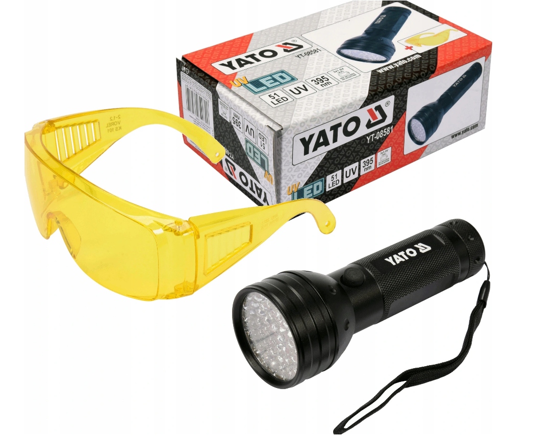

Yato Latarka Uv 51 Led Okulary YT-08581