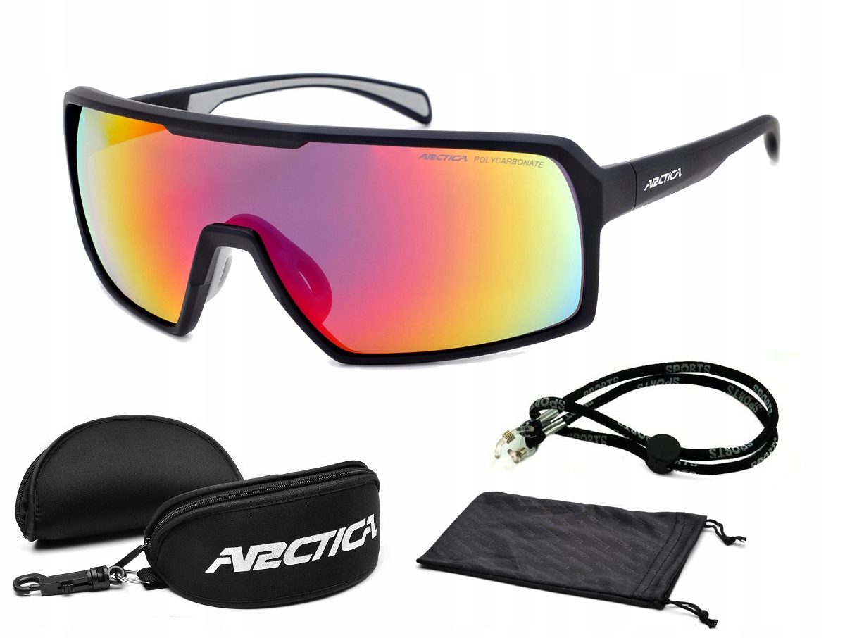 

Arctica Okulary Sportowe S-332A Rower Duże Szkło