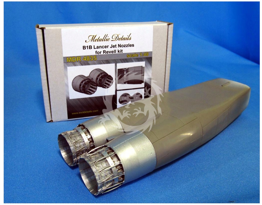 B-1B Lancer. Trysky Revell Metallic Details MDR4835 měřítko 1/48