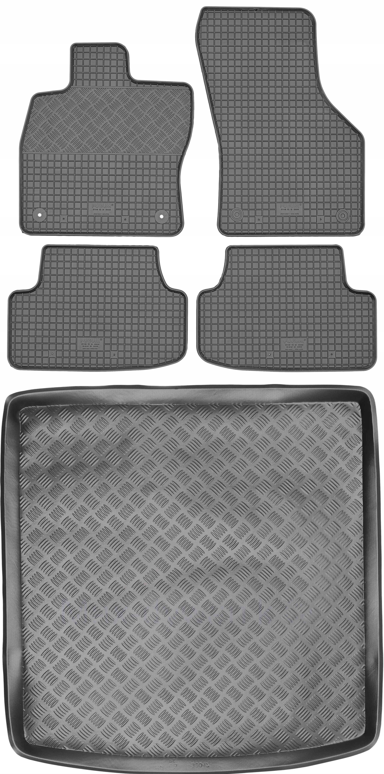 Vw Golf VII Kombi 2012-2020 Sada Gumové rohože rohož