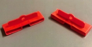 Uchwyt/uchwyty listew sprężynujących WĄSKICH 2 szt