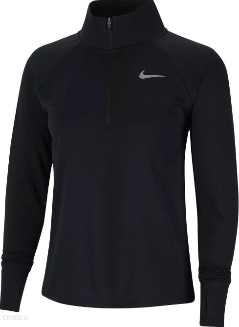 Damski Longsleeve Nike Dri-Fit Do Biegania 1/4 Zamek Stójka CU3267-010 Xs