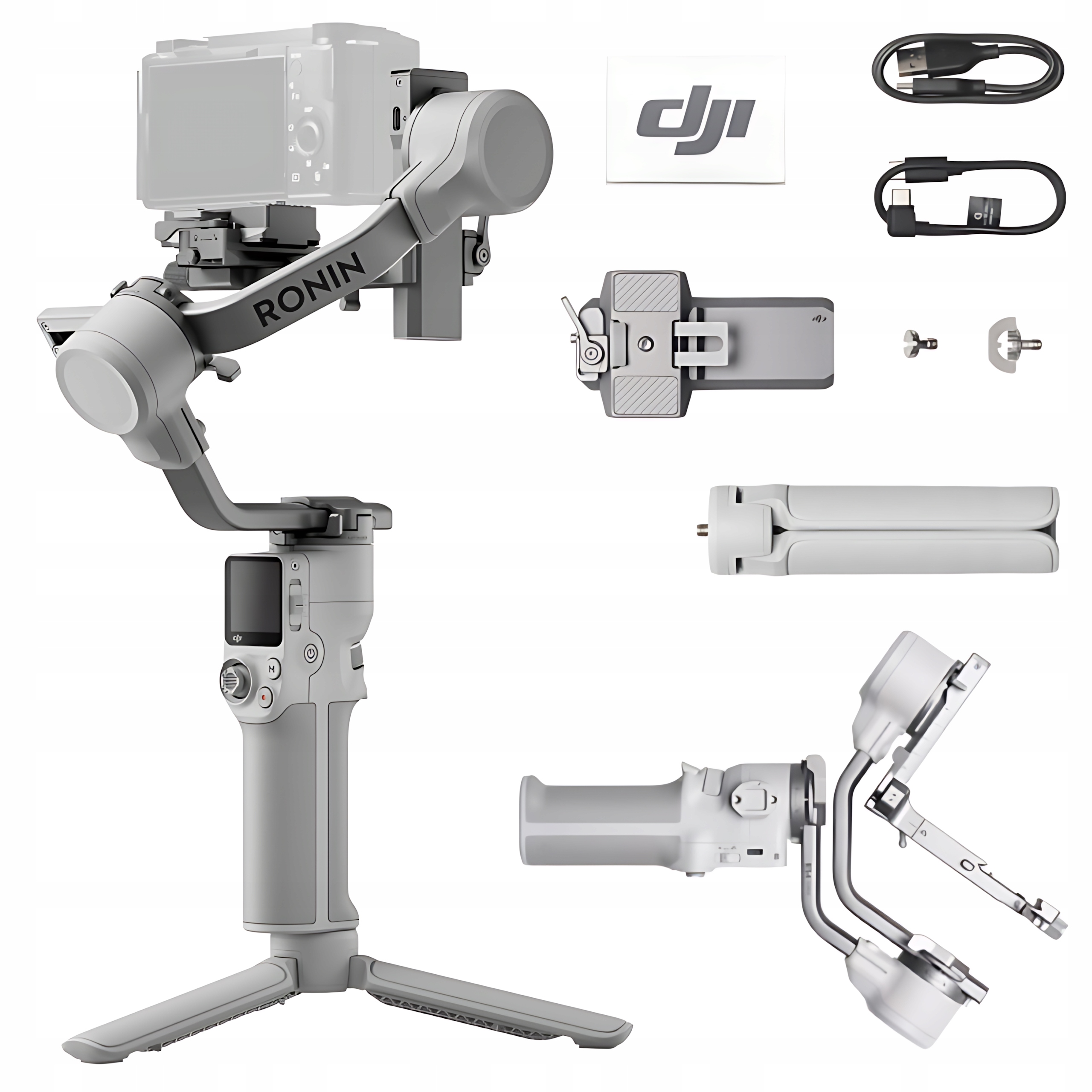 Dji Rs 4 Mini Profesjonalny Gimbal Stabilizator Ręczny Statyw Do Aparatu