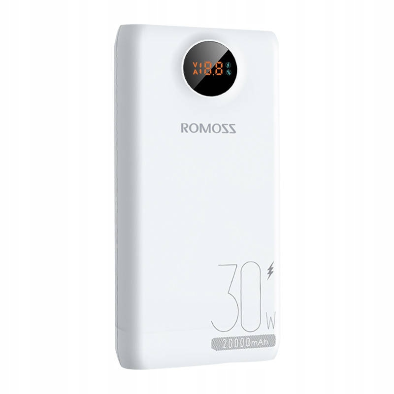 ROMOSS MOCNY DUŻY POWERBANK USB DO TELEFONU 20000MAH 2X USB-A USB-C QC 30W Kod producenta 6936857200987