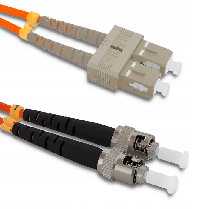 Qoltec Patchcord światłowodowy SC/UPC - ST/UPC, Multimode, 50/125, OM2, 5m