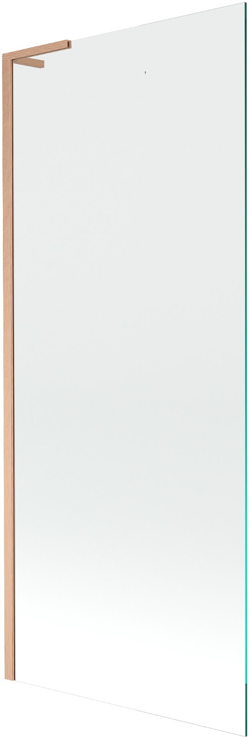 Mexen Next L vanová zástěna 1-křídlová 80 x 150 cm, transparentní, kartáčov