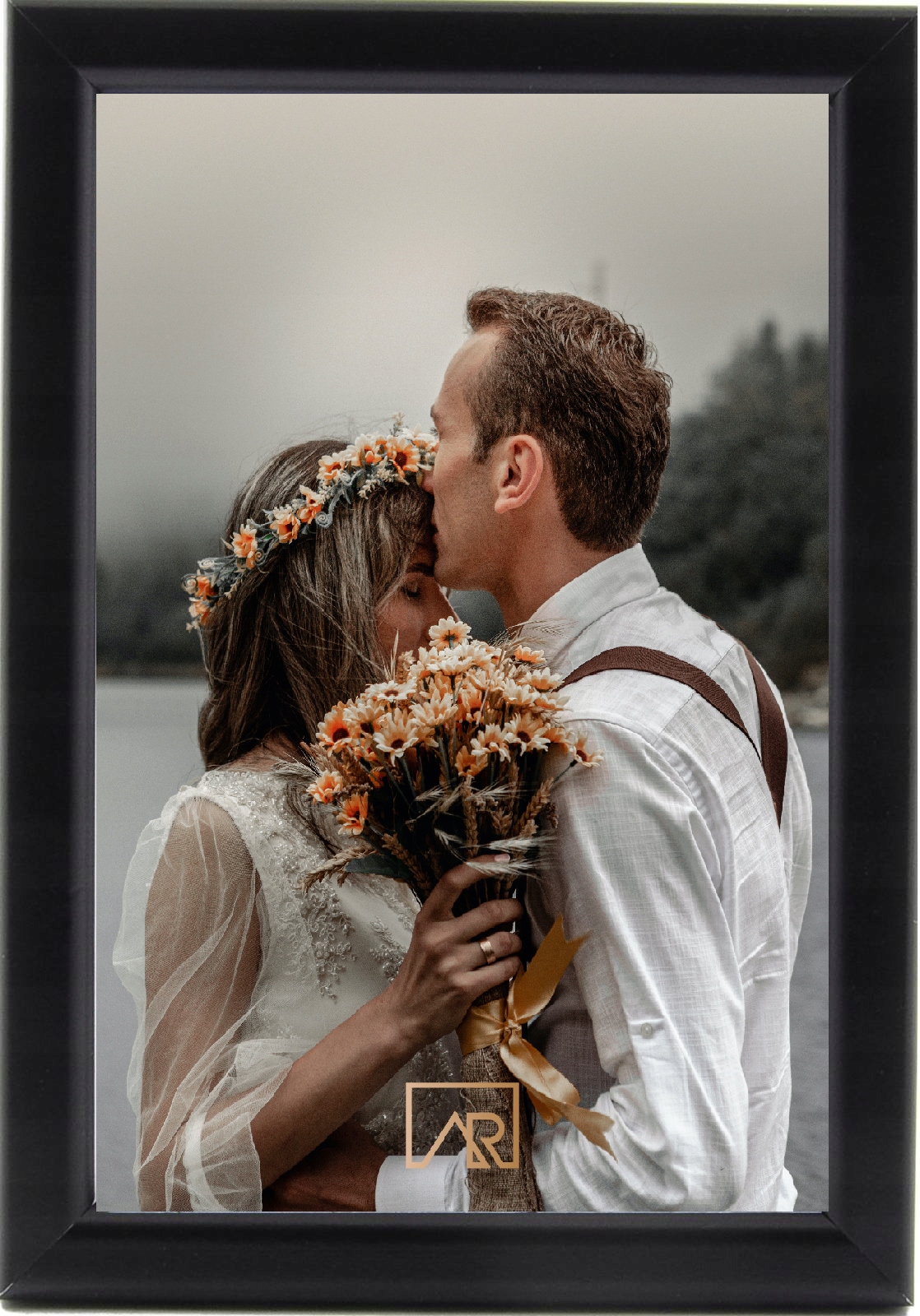 

Ramka na zdjęcie 20x30 czarna loft style Klasyk