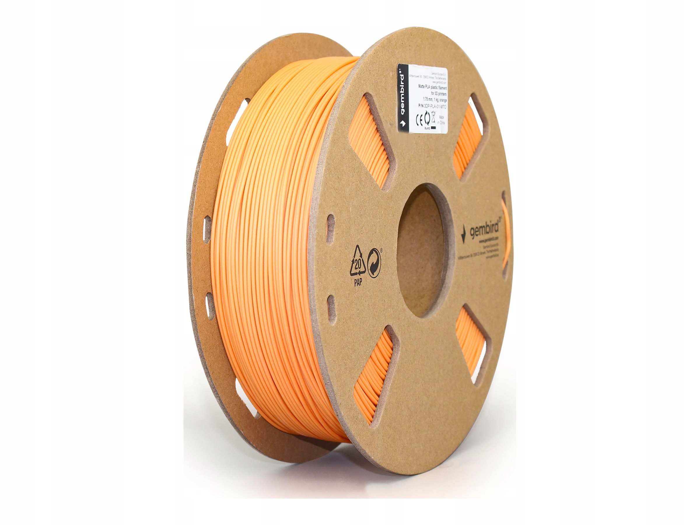 3DP-PLA-01-MTO Gembird Pla filament matný oranžový Gembird