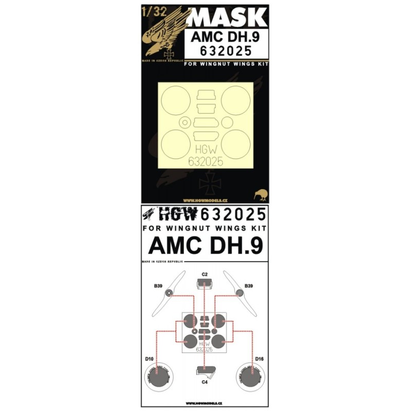Hgw 632025 1/32 Amc DH.9