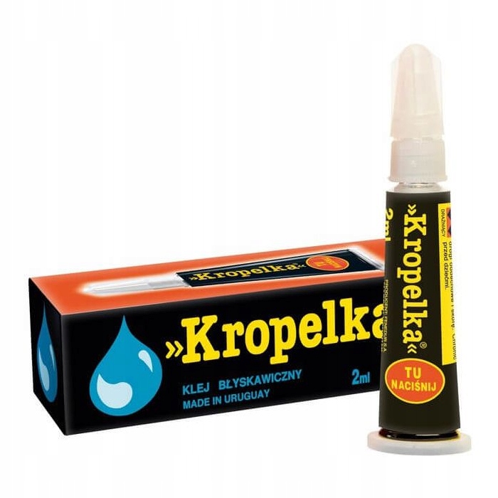 

Klej Kropelka 2 ml Błyskawiczny Uniwersalny Mocny