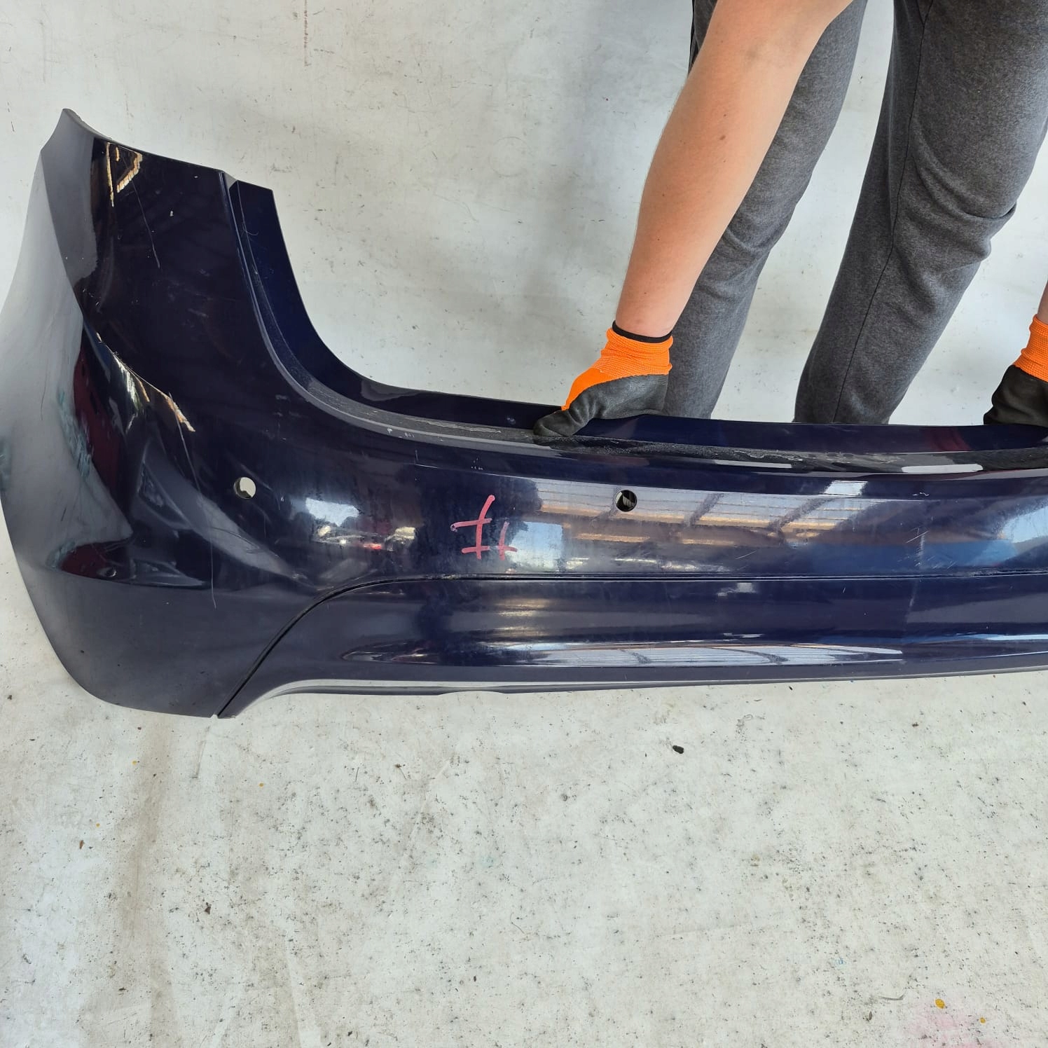 OPEL MERIVA B 10-> bumper rear part rear PDC